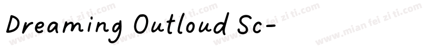 Dreaming Outloud Sc字体转换